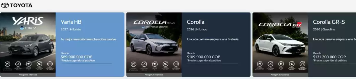 Catálogo Toyota Página 1