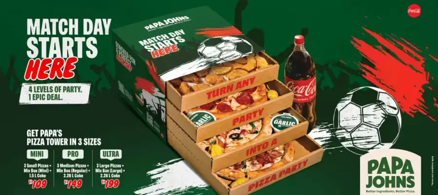 Papa John's (valid until 17-07)