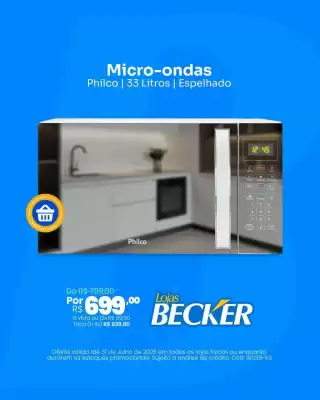 Lojas Becker (válido até 31-07)