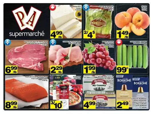 Supermarché PA flyer