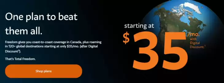 Freedom Mobile flyer Page 1