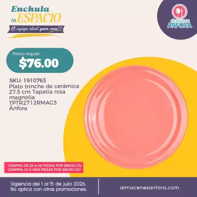 Almacenes Anfora (válido hasta 15-07)