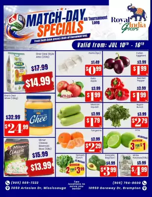 Royal India Grocers (valid until 16-07)