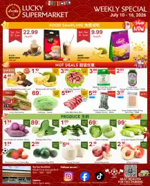 Lucky Supermarket flyer week 28 Page 1