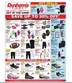 Dunham's Sports weekly ad week 28 Page 1