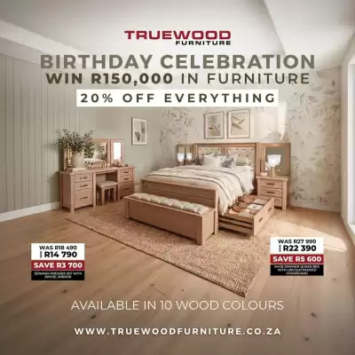 True Wood Furniture (valid until 22-07)