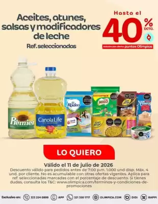 Olímpica (válido hasta 11-07)