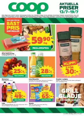 Coop reklamblad (giltig till och med 19-07)