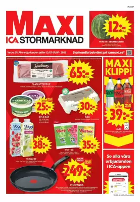 ICA Maxi reklamblad (giltig till och med 19-07)