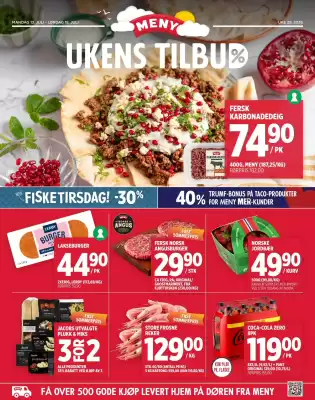 Meny kundeavis (gyldig til 18-07)