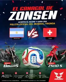 Catálogo Zongshen Página 1