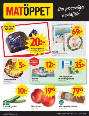 Matöppet (giltig till och med 19-07)