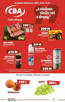 CBA akciós újság (érvényes eddig: 22-07)