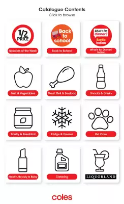 Coles catalogue