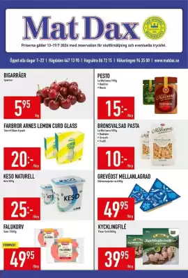 Matdax reklamblad (giltig till och med 19-07)