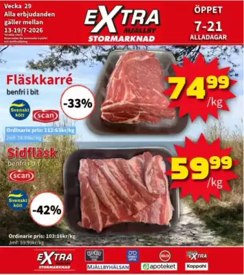 Extra Mjällby Stormarknad (giltig till och med 19-07)