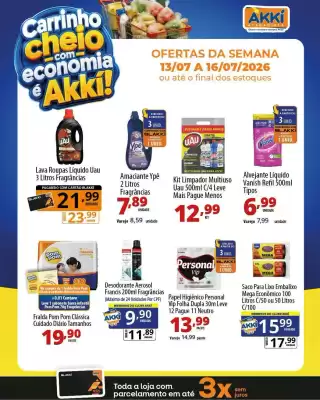 Folheto Akki Atacadista (válido até 16-07)