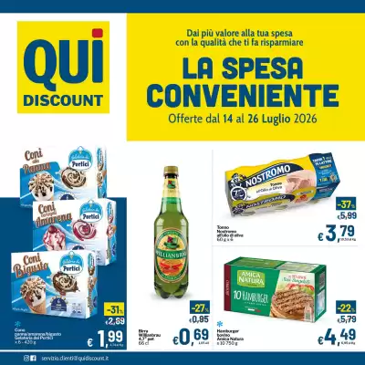 Volantino Qui Discount (valido fino al 26-07)