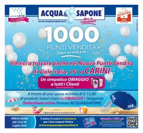 Volantino Acqua & Sapone Pagina 1