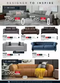 Rochester catalogue Page 6: Zeppelin 2 Seater Couch €5.495,00, EVOLUTION 2 SEATER COUCH €6.995,00