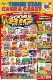 Three Star Cash and Carry catalogue Page 1
