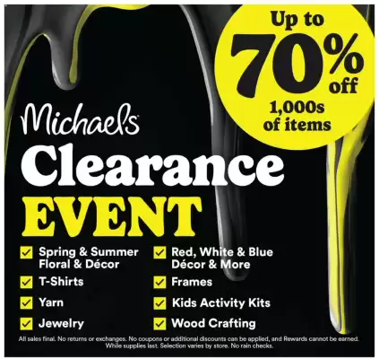 Michaels (valid until 18-07)