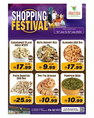 Mark & Save catalogue (valid until 15-07)