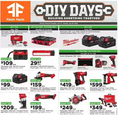 Mills Fleet Farm weekly ad (valid until 19-07)