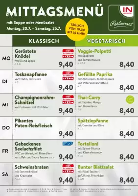 Interspar Restaurant Flugblatt (gültig bis 25-07)