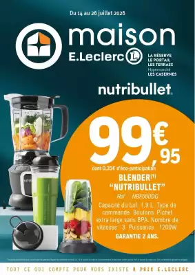 E.Leclerc | Maison (valable jusqu'au 26-07)
