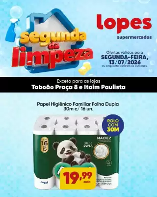 Folheto Lopes Supermercados (válido até 13-07)