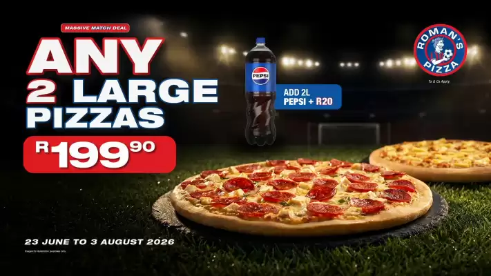 Roman's Pizza (valid until 3-08)