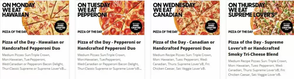 Pizza Hut flyer Page 1