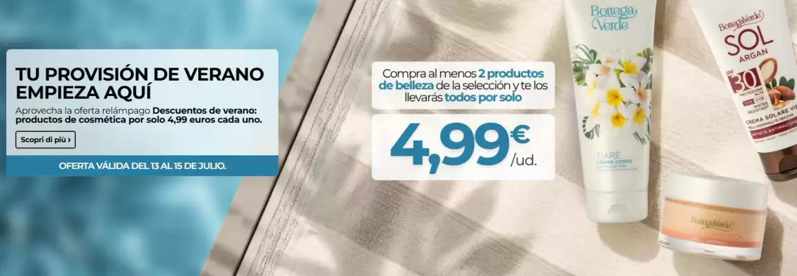 Catálogo Bottega Verde (válido hasta el 15-07)