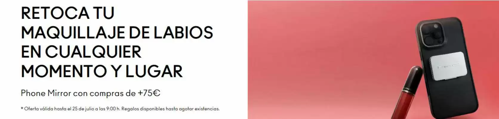 Mac Cosmetics (válido hasta el 25-07)