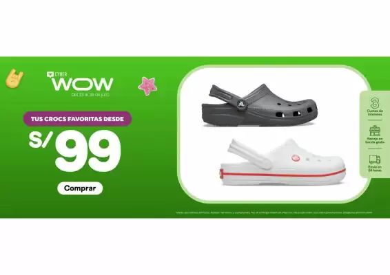 Crocs (válido hasta 18-07)