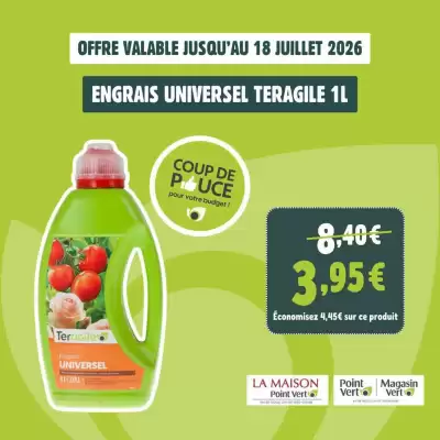 Point Vert (valable jusqu'au 18-07)