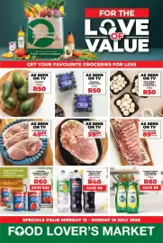 Food Lover's Market catalogue week 29 Page 1