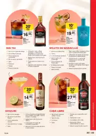 Folheto Continente | Cocktails Página 23
