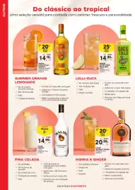 Folheto Continente | Cocktails Página 28