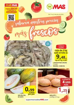 Folleto Supermercados MAS (válido hasta el 22-07)