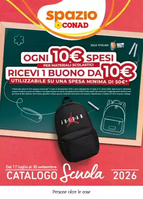 Spazio Conad | Scuola (valido fino al 30-09)