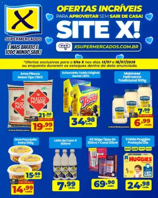 Folheto X Supermercados (válido até 18-07)