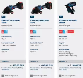 Bosch Professional Flugblatt Seite 1
