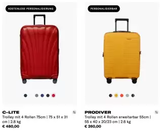 Samsonite Flugblatt Seite 2