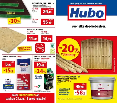 Hubo (geldig t/m 26-07)