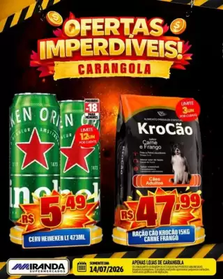 Folheto Miranda Supermercados (válido até 16-07)