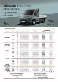 Opel leták | Movano Podvozky Strana 1