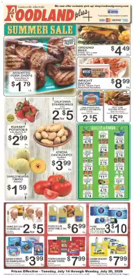 Foodland weekly ad (valid until 20-07)