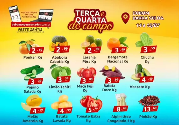 Catálogo Dubom Supermercados (válido até 15-07)